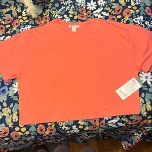 Athleta True Cotton Crop Tee XL NWT